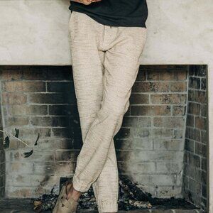 Apres Lounge Pant in Natural Sashiko